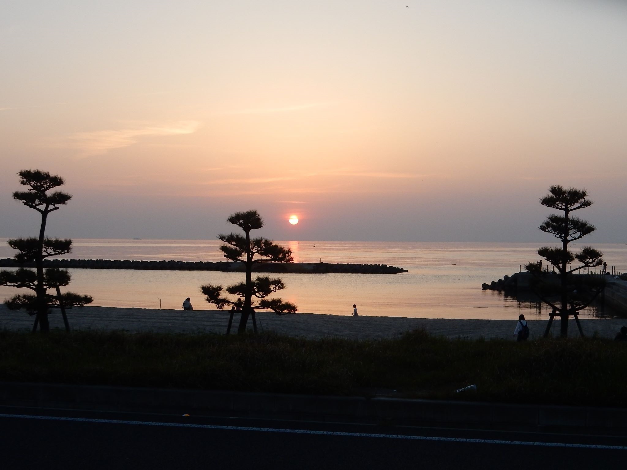 淡路島の日没 日の出日の入時刻 方角マップ
